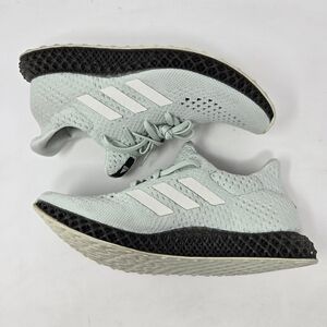 Adidas 4D Futurecraft Linen Green Carbon Black Running Shoe Men’s 8.5 GX6603
